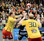 09.02.2013, Krems, Handball, Handball Liga Austria, HLA, MPO, UHK Krems - Fivers WAT Margareten,<br>VIZVARY Kristof, KOLAR Markus, LINT Werner<br><br>Copyright DIENER / Zierlinger Karl<br>Marktgasse 3-7 / 4 / 5 / 21<br>A-1090 Wien<br>Telefax +43 1 955 32 35<br>Mobil +43 676 629 98 51<br>BA-CA<br>Bank Nr. 12000<br>Account Nr. 00712 223 783<br>e-mail: agentur@diener.at<br>Datenbank: www.diener.at