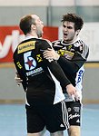 09.02.2013, Krems, Handball, Handball Liga Austria, HLA, MPO, UHK Krems - Fivers WAT Margareten,<br>EDELMUELLER Christoph, JONAS Herbert<br><br>Copyright DIENER / Zierlinger Karl<br>Marktgasse 3-7 / 4 / 5 / 21<br>A-1090 Wien<br>Telefax +43 1 955 32 35<br>Mobil +43 676 629 98 51<br>BA-CA<br>Bank Nr. 12000<br>Account Nr. 00712 223 783<br>e-mail: agentur@diener.at<br>Datenbank: www.diener.at