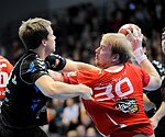 24.11.2012, Krems, Handball, Handball Liga Austria, <br>HLA, GD, UHK Krems, Bregenz,<br>FRUEHSTUECK Lukas, LINT Werner<br><br><br>Copyright DIENER / Zierlinger Karl<br>Marktgasse 3-7 / 4 / 5 / 21<br>A-1090 Wien<br>Telefax +43 1 955 32 35<br>Mobil +43 676 629 98 51<br>BA-CA<br>Bank Nr. 12000<br>Account Nr. 00712 223 783<br>e-mail: agentur@diener.at<br>Datenbank: www.diener.at