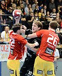 24.11.2012, Krems, Handball, Handball Liga Austria, <br>HLA, GD, UHK Krems, Bregenz,<br>CHALUPA Georg, BABARSKAS Povilas, VIZVARY Kristof<br><br><br>Copyright DIENER / Zierlinger Karl<br>Marktgasse 3-7 / 4 / 5 / 21<br>A-1090 Wien<br>Telefax +43 1 955 32 35<br>Mobil +43 676 629 98 51<br>BA-CA<br>Bank Nr. 12000<br>Account Nr. 00712 223 783<br>e-mail: agentur@diener.at<br>Datenbank: www.diener.at