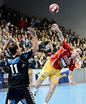 24.11.2012, Krems, Handball, Handball Liga Austria, <br>HLA, GD, UHK Krems, Bregenz,<br>MRVALJEVIC Drasko. BELAS Ivica<br><br><br>Copyright DIENER / Zierlinger Karl<br>Marktgasse 3-7 / 4 / 5 / 21<br>A-1090 Wien<br>Telefax +43 1 955 32 35<br>Mobil +43 676 629 98 51<br>BA-CA<br>Bank Nr. 12000<br>Account Nr. 00712 223 783<br>e-mail: agentur@diener.at<br>Datenbank: www.diener.at