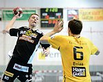 26.10.2012, Krems, Handball, Handball Liga Austria, HLA, GD, UHK Krems - Fivers WAT Margareten,<br>KIRVELIAVICIUS Romas, BELAS Ivica<br><br>Copyright DIENER / Zierlinger Karl<br>Marktgasse 3-7 / 4 / 5 / 21<br>A-1090 Wien<br>Telefax +43 1 955 32 35<br>Mobil +43 676 629 98 51<br>BA-CA<br>Bank Nr. 12000<br>Account Nr. 00712 223 783<br>e-mail: agentur@diener.at<br>Datenbank: www.diener.at