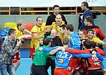26.10.2012, Krems, Handball, Handball Liga Austria, HLA, GD, UHK Krems - Fivers WAT Margareten,<br>Jubel Krems<br><br>Copyright DIENER / Zierlinger Karl<br>Marktgasse 3-7 / 4 / 5 / 21<br>A-1090 Wien<br>Telefax +43 1 955 32 35<br>Mobil +43 676 629 98 51<br>BA-CA<br>Bank Nr. 12000<br>Account Nr. 00712 223 783<br>e-mail: agentur@diener.at<br>Datenbank: www.diener.at
