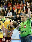 26.10.2012, Krems, Handball, Handball Liga Austria, HLA, GD, UHK Krems - Fivers WAT Margareten,<br>VIZVARY Kristof, STAUDINGER Christian<br><br>Copyright DIENER / Zierlinger Karl<br>Marktgasse 3-7 / 4 / 5 / 21<br>A-1090 Wien<br>Telefax +43 1 955 32 35<br>Mobil +43 676 629 98 51<br>BA-CA<br>Bank Nr. 12000<br>Account Nr. 00712 223 783<br>e-mail: agentur@diener.at<br>Datenbank: www.diener.at