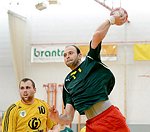 03.08.2012, Krems, Handball, Testspiel, UHK Krems, HC Gumarny Zubri<br>MITKOV Vlatko<br><br><br>Copyright DIENER / Zierlinger Karl<br>Marktgasse 3-7 / 4 / 5 / 21<br>A-1090 Wien<br>Telefax +43 1 955 32 35<br>Mobil +43 676 629 98 51<br>BA-CA<br>Bank Nr. 12000<br>Account Nr. 00712 223 783<br>e-mail: agentur@diener.at<br>Datenbank: www.diener.at