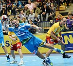 22.09.2012, Krems, Handball, Handball Liga Austria, HLA, GD, UHK Krems - HC Linz,<br>KRNJAJAC Slavko, BOZSO Andras<br><br>Copyright DIENER / Zierlinger Karl<br>Marktgasse 3-7 / 4 / 5 / 21<br>A-1090 Wien<br>Telefax +43 1 955 32 35<br>Mobil +43 676 629 98 51<br>BA-CA<br>Bank Nr. 12000<br>Account Nr. 00712 223 783<br>e-mail: agentur@diener.at<br>Datenbank: www.diener.at