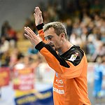 22.09.2012, Krems, Handball, Handball Liga Austria, HLA, GD, UHK Krems - HC Linz,<br>MIJAILOVIC Nenad<br><br>Copyright DIENER / Zierlinger Karl<br>Marktgasse 3-7 / 4 / 5 / 21<br>A-1090 Wien<br>Telefax +43 1 955 32 35<br>Mobil +43 676 629 98 51<br>BA-CA<br>Bank Nr. 12000<br>Account Nr. 00712 223 783<br>e-mail: agentur@diener.at<br>Datenbank: www.diener.at