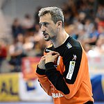 22.09.2012, Krems, Handball, Handball Liga Austria, HLA, GD, UHK Krems - HC Linz,<br>MIJAILOVIC Nenad<br><br>Copyright DIENER / Zierlinger Karl<br>Marktgasse 3-7 / 4 / 5 / 21<br>A-1090 Wien<br>Telefax +43 1 955 32 35<br>Mobil +43 676 629 98 51<br>BA-CA<br>Bank Nr. 12000<br>Account Nr. 00712 223 783<br>e-mail: agentur@diener.at<br>Datenbank: www.diener.at