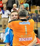 22.09.2012, Krems, Handball, Handball Liga Austria, HLA, GD, UHK Krems - HC Linz,<br>BARISIC JAMAN Sasa, MIJAILOVIC Nenad<br><br>Copyright DIENER / Zierlinger Karl<br>Marktgasse 3-7 / 4 / 5 / 21<br>A-1090 Wien<br>Telefax +43 1 955 32 35<br>Mobil +43 676 629 98 51<br>BA-CA<br>Bank Nr. 12000<br>Account Nr. 00712 223 783<br>e-mail: agentur@diener.at<br>Datenbank: www.diener.at