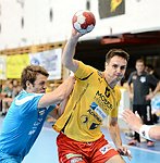 22.09.2012, Krems, Handball, Handball Liga Austria, HLA, GD, UHK Krems - HC Linz,<br>REICHL Thomas, BELAS Ivica<br><br>Copyright DIENER / Zierlinger Karl<br>Marktgasse 3-7 / 4 / 5 / 21<br>A-1090 Wien<br>Telefax +43 1 955 32 35<br>Mobil +43 676 629 98 51<br>BA-CA<br>Bank Nr. 12000<br>Account Nr. 00712 223 783<br>e-mail: agentur@diener.at<br>Datenbank: www.diener.at