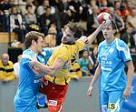 22.09.2012, Krems, Handball, Handball Liga Austria, HLA, GD, UHK Krems - HC Linz,<br>REICHL Thomas, CHALUPA Georg, BARISIC JAMAN Sasa<br><br>Copyright DIENER / Zierlinger Karl<br>Marktgasse 3-7 / 4 / 5 / 21<br>A-1090 Wien<br>Telefax +43 1 955 32 35<br>Mobil +43 676 629 98 51<br>BA-CA<br>Bank Nr. 12000<br>Account Nr. 00712 223 783<br>e-mail: agentur@diener.at<br>Datenbank: www.diener.at