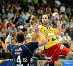 05.09.2012, Krems, Handball, Handball Liga Austria, <br>HLA, GD, UHK Krems - HIT Tirol,<br>HERMANN Alexander, MITKOV Vlatko<br><br><br>Copyright DIENER / Zierlinger Karl<br>Marktgasse 3-7 / 4 / 5 / 21<br>A-1090 Wien<br>Telefax +43 1 955 32 35<br>Mobil +43 676 629 98 51<br>BA-CA<br>Bank Nr. 12000<br>Account Nr. 00712 223 783<br>e-mail: agentur@diener.at<br>Datenbank: www.diener.at