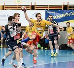 02.02.2013, Krems, Handball, OEHB Cup Viertelfinale, <br>UHK Krems, HITTirol,<br>KAINMUELLER Klemens, CHALUPA Guenther<br><br><br><br>Copyright DIENER / Zierlinger Karl<br>Marktgasse 3-7 / 4 / 5 / 21<br>A-1090 Wien<br>Telefax +43 1 955 32 35<br>Mobil +43 676 629 98 51<br>BA-CA<br>Bank Nr. 12000<br>Account Nr. 00712 223 783<br>e-mail: agentur@diener.at<br>Datenbank: www.diener.at