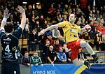 02.02.2013, Krems, Handball, OEHB Cup Viertelfinale, <br>UHK Krems, HITTirol,<br>HERMANN Maximilian, MITKOV Vlatko<br><br><br><br>Copyright DIENER / Zierlinger Karl<br>Marktgasse 3-7 / 4 / 5 / 21<br>A-1090 Wien<br>Telefax +43 1 955 32 35<br>Mobil +43 676 629 98 51<br>BA-CA<br>Bank Nr. 12000<br>Account Nr. 00712 223 783<br>e-mail: agentur@diener.at<br>Datenbank: www.diener.at
