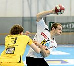 06.10.2012, Krems, Handball, Handball Liga Austria, HLA, GD, UHK Krems - HSG  Baernbach / Koeflach,<br>BABARSKAS Gerdas, KOLAR Goran<br><br><br>Copyright DIENER / Zierlinger Karl<br>Marktgasse 3-7 / 4 / 5 / 21<br>A-1090 Wien<br>Telefax +43 1 955 32 35<br>Mobil +43 676 629 98 51<br>BA-CA<br>Bank Nr. 12000<br>Account Nr. 00712 223 783<br>e-mail: agentur@diener.at<br>Datenbank: www.diener.at