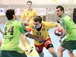 08.12.2012, Krems, Handball, Handball Liga Austria, <br>HLA, GD, UHK Krems, SG Westwien,<br>SAHIN Oray, BRUNNER Florian, PAVLOVICS Janis<br><br><br>Copyright DIENER / Zierlinger Karl<br>Marktgasse 3-7 / 4 / 5 / 21<br>A-1090 Wien<br>Telefax +43 1 955 32 35<br>Mobil +43 676 629 98 51<br>BA-CA<br>Bank Nr. 12000<br>Account Nr. 00712 223 783<br>e-mail: agentur@diener.at<br>Datenbank: www.diener.at