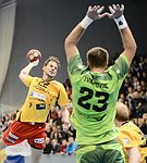 08.12.2012, Krems, Handball, Handball Liga Austria, <br>HLA, GD, UHK Krems, SG Westwien,<br>CHALUPA Georg, IVANOVIC Milan<br><br><br>Copyright DIENER / Zierlinger Karl<br>Marktgasse 3-7 / 4 / 5 / 21<br>A-1090 Wien<br>Telefax +43 1 955 32 35<br>Mobil +43 676 629 98 51<br>BA-CA<br>Bank Nr. 12000<br>Account Nr. 00712 223 783<br>e-mail: agentur@diener.at<br>Datenbank: www.diener.at