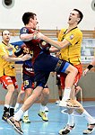 10.11.2012, Krems, Handball, Handball Liga Austria, HLA, GD, UHK Krems, Union Leoben<br>DJUKIC Damir, BELAS Ivica<br><br><br>Copyright DIENER / Zierlinger Karl<br>Marktgasse 3-7 / 4 / 5 / 21<br>A-1090 Wien<br>Telefax +43 1 955 32 35<br>Mobil +43 676 629 98 51<br>BA-CA<br>Bank Nr. 12000<br>Account Nr. 00712 223 783<br>e-mail: agentur@diener.at<br>Datenbank: www.diener.at
