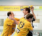 17.04.2014, Krems, Handball, Handball Liga Austria, HLA, OPO, UHK Krems, Bregenz,<br>MITKOV Vlatko, DIMITRIJEVIC Ivan, WALZER Guenther<br><br><br>Copyright DIENER / Karl Zierlinger<br>Marktgasse 3-7 / 4 / 5 / 21<br>A-1090 Wien<br>Telefax +43 1 955 32 35<br>Mobil +43 676 629 98 51<br>BA-CA<br>Bank Nr. 12000<br>Account Nr. 00712 223 783<br>e-mail: agentur@diener.at<br>Datenbank: www.diener.at