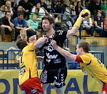 17.04.2014, Krems, Handball, Handball Liga Austria, HLA, OPO, UHK Krems, Bregenz,<br>SCHOPF Tobias, MAYER Lucas, FEICHTINGER Sebastian<br><br><br>Copyright DIENER / Karl Zierlinger<br>Marktgasse 3-7 / 4 / 5 / 21<br>A-1090 Wien<br>Telefax +43 1 955 32 35<br>Mobil +43 676 629 98 51<br>BA-CA<br>Bank Nr. 12000<br>Account Nr. 00712 223 783<br>e-mail: agentur@diener.at<br>Datenbank: www.diener.at
