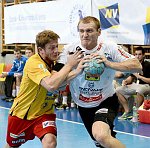 07.09.2013, Krems, Handball, Handball Liga Austria, HLA, GD, UHK Krems - HSG  Baernbach / Koeflach,<br>VISY Norbert, KOLAR Goran<br><br><br><br>Copyright DIENER / Zierlinger Karl<br>Marktgasse 3-7 / 4 / 5 / 21<br>A-1090 Wien<br>Telefax +43 1 955 32 35<br>Mobil +43 676 629 98 51<br>BA-CA<br>Bank Nr. 12000<br>Account Nr. 00712 223 783<br>e-mail: agentur@diener.at<br>Datenbank: www.diener.at