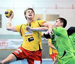 30.11.2013, Krems, Handball, Handball Liga Austria, HLA, GD, UHK Krems, SG Westwien,<br>NEUHOLD Christoph, JOCHMANN Jakob<br><br><br><br>Copyright DIENER / Zierlinger Karl<br>Marktgasse 3-7 / 4 / 5 / 21<br>A-1090 Wien<br>Telefax +43 1 955 32 35<br>Mobil +43 676 629 98 51<br>BA-CA<br>Bank Nr. 12000<br>Account Nr. 00712 223 783<br>e-mail: agentur@diener.at<br>Datenbank: www.diener.at