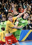 30.11.2013, Krems, Handball, Handball Liga Austria, HLA, GD, UHK Krems, SG Westwien,<br>BABARSKAS Gerdas, HERMANN Alexander<br><br><br><br>Copyright DIENER / Zierlinger Karl<br>Marktgasse 3-7 / 4 / 5 / 21<br>A-1090 Wien<br>Telefax +43 1 955 32 35<br>Mobil +43 676 629 98 51<br>BA-CA<br>Bank Nr. 12000<br>Account Nr. 00712 223 783<br>e-mail: agentur@diener.at<br>Datenbank: www.diener.at