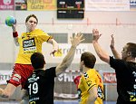 08.11.2014, Krems, Handball, Handball Liga Austria, HLA, GD, UHK Krems - HSG  Baernbach / Koeflach,<br>BABARSKAS Gerdas, GESSLBAUER Timo, WALZER Guenther, ARNAUDOVSKI Risto<br><br><br><br>Copyright DIENER / Zierlinger<br>Marktgasse 3-7 / 4 / 5 / 21<br>A-1090 Wien<br>Telefax +43 1 955 32 35<br>Mobil +43 676 629 98 51<br>BA-CA<br>Bank Nr. 12000<br>Account Nr. 00712 223 783<br>e-mail: agentur@diener.at<br>Datenbank: www.diener.at