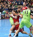 21.11.2014, Krems, Handball, Handball Liga Austria, HLA, GD, UHK Krems, SG Westwien,<br>WALZER Guenther, POSCH Fabian, MILJAK Duje<br><br><br><br>Copyright DIENER / Zierlinger Karl<br>Marktgasse 3-7 / 4 / 5 / 21<br>A-1090 Wien<br>Telefax +43 1 955 32 35<br>Mobil +43 676 629 98 51<br>BA-CA<br>Bank Nr. 12000<br>Account Nr. 00712 223 783<br>e-mail: agentur@diener.at<br>Datenbank: www.diener.at
