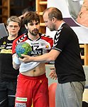 16.05.2016, Krems, Handball, Handball Liga Austria, HLA, HF, UHK Krems, WAT Margareten,<br>SCHOPF Tobias, ECKL Peter<br><br><br><br>Copyright DIENER / Zierlinger<br>Marktgasse 3-7 / 4 / 5 / 21<br>A-1090 Wien<br>Telefax +43 1 955 32 35<br>Mobil +43 676 629 98 51<br>BA-CA<br>Bank Nr. 12000<br>Account Nr. 00712 223 783<br>e-mail: agentur@diener.at<br>Datenbank: www.diener.at