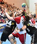 16.05.2016, Krems, Handball, Handball Liga Austria, HLA, HF, UHK Krems, WAT Margareten,<br>ZIURA Vytautas, FEICHTINGER Sebastian, BILYK Nikola<br><br><br><br>Copyright DIENER / Zierlinger<br>Marktgasse 3-7 / 4 / 5 / 21<br>A-1090 Wien<br>Telefax +43 1 955 32 35<br>Mobil +43 676 629 98 51<br>BA-CA<br>Bank Nr. 12000<br>Account Nr. 00712 223 783<br>e-mail: agentur@diener.at<br>Datenbank: www.diener.at