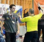 16.05.2016, Krems, Handball, Handball Liga Austria, HLA, HF, UHK Krems, WAT Margareten,<br>BELAS Ivica, BEGOVIC Mirsad<br><br><br><br>Copyright DIENER / Zierlinger<br>Marktgasse 3-7 / 4 / 5 / 21<br>A-1090 Wien<br>Telefax +43 1 955 32 35<br>Mobil +43 676 629 98 51<br>BA-CA<br>Bank Nr. 12000<br>Account Nr. 00712 223 783<br>e-mail: agentur@diener.at<br>Datenbank: www.diener.at