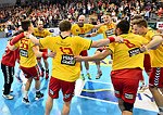 26.10.2015, Krems, Handball, Handball Liga Austria, HLA, GD, UHK Krems, Bregenz,<br>Krems Siegesjubel<br><br><br><br>Copyright DIENER / Zierlinger Karl<br>Marktgasse 3-7 / 4 / 5 / 21<br>A-1090 Wien<br>Telefax +43 1 955 32 35<br>Mobil +43 676 629 98 51<br>BA-CA<br>Bank Nr. 12000<br>Account Nr. 00712 223 783<br>e-mail: agentur@diener.at<br>Datenbank: www.diener.at