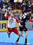 11.12.2015, Krems, Handball, Handball Liga Austria, HLA, GD, UHK Krems, HT Schwaz,<br>WALZER Guenther, DJUKIC Damir<br><br><br><br>Copyright DIENER / Zierlinger Karl<br>Marktgasse 3-7 / 4 / 5 / 21<br>A-1090 Wien<br>Telefax +43 1 955 32 35<br>Mobil +43 676 629 98 51<br>BA-CA<br>Bank Nr. 12000<br>Account Nr. 00712 223 783<br>e-mail: agentur@diener.at<br>Datenbank: www.diener.at