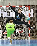 23.10.2015, Krems, Handball, Handball Liga Austria, HLA, GD, UHK Krems, SG Westwien,<br>FRIMMEL Sebastian, DEIFL Florian<br><br><br><br>Copyright DIENER / Zierlinger Karl<br>Marktgasse 3-7 / 4 / 5 / 21<br>A-1090 Wien<br>Telefax +43 1 955 32 35<br>Mobil +43 676 629 98 51<br>BA-CA<br>Bank Nr. 12000<br>Account Nr. 00712 223 783<br>e-mail: agentur@diener.at<br>Datenbank: www.diener.at