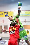 23.10.2015, Krems, Handball, Handball Liga Austria, HLA, GD, UHK Krems, SG Westwien,<br>SURAC Domagoj, MILJAK Duje<br><br><br><br>Copyright DIENER / Zierlinger Karl<br>Marktgasse 3-7 / 4 / 5 / 21<br>A-1090 Wien<br>Telefax +43 1 955 32 35<br>Mobil +43 676 629 98 51<br>BA-CA<br>Bank Nr. 12000<br>Account Nr. 00712 223 783<br>e-mail: agentur@diener.at<br>Datenbank: www.diener.at