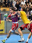26.09.2015, Krems, Handball, Handball Liga Austria, HLA, GD, UHK Krems, WAT Margareten,<br>EITUTIS Tomas, NEUHOLD Christoph<br><br><br><br>Copyright DIENER / Zierlinger<br>Marktgasse 3-7 / 4 / 5 / 21<br>A-1090 Wien<br>Telefax +43 1 955 32 35<br>Mobil +43 676 629 98 51<br>BA-CA<br>Bank Nr. 12000<br>Account Nr. 00712 223 783<br>e-mail: agentur@diener.at<br>Datenbank: www.diener.at