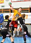 27.02.2016, Krems, Handball, Handball Liga Austria, HLA, OPO, UHK Krems, Bregenz,<br>ESEGOVIC Ante, NEUHOLD Christoph, KLOPCIC Marian<br><br><br><br>Copyright DIENER / Zierlinger Karl<br>Marktgasse 3-7 / 4 / 5 / 21<br>A-1090 Wien<br>Telefax +43 1 955 32 35<br>Mobil +43 676 629 98 51<br>BA-CA<br>Bank Nr. 12000<br>Account Nr. 00712 223 783<br>e-mail: agentur@diener.at<br>Datenbank: www.diener.at