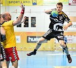 27.02.2016, Krems, Handball, Handball Liga Austria, HLA, OPO, UHK Krems, Bregenz,<br>SURAC Domagoj, FRUEHSTUECK Lukas<br><br><br><br>Copyright DIENER / Zierlinger Karl<br>Marktgasse 3-7 / 4 / 5 / 21<br>A-1090 Wien<br>Telefax +43 1 955 32 35<br>Mobil +43 676 629 98 51<br>BA-CA<br>Bank Nr. 12000<br>Account Nr. 00712 223 783<br>e-mail: agentur@diener.at<br>Datenbank: www.diener.at