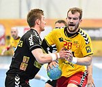 17.04.2016, Krems, Handball, Handball Liga Austria, HLA, OPO, UHK Krems, WAT Margareten,<br>BYLIK Nikola, FEICHTINGER Sebastian<br><br><br><br>Copyright DIENER / Zierlinger<br>Marktgasse 3-7 / 4 / 5 / 21<br>A-1090 Wien<br>Telefax +43 1 955 32 35<br>Mobil +43 676 629 98 51<br>BA-CA<br>Bank Nr. 12000<br>Account Nr. 00712 223 783<br>e-mail: agentur@diener.at<br>Datenbank: www.diener.at