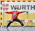 17.04.2016, Krems, Handball, Handball Liga Austria, HLA, OPO, UHK Krems, WAT Margareten,<br>DEIFL Florian<br><br><br><br>Copyright DIENER / Zierlinger<br>Marktgasse 3-7 / 4 / 5 / 21<br>A-1090 Wien<br>Telefax +43 1 955 32 35<br>Mobil +43 676 629 98 51<br>BA-CA<br>Bank Nr. 12000<br>Account Nr. 00712 223 783<br>e-mail: agentur@diener.at<br>Datenbank: www.diener.at