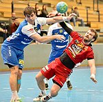 30.01.2016, Krems, Handball, Handball Liga Austria, HLA, Testspiel, UHK Krems, HC Linz,<br>HOFLEHNER Julius, FEICHTINGER Sebastian<br><br><br>Copyright / www. sportfotos. at<br>Missongasse 21<br>A - 3500 Krems<br>zierlinger@sportfotos.at<br>www.sportfotos.at<br>Kremser Bank <br>BIC SPKDAT21XXX<br>IBAN AT392022800704000918<br>