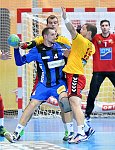 16.09.2016, Krems, Handball, Handball Liga Austria, HLA, GD, UHK Krems, HC Bruck,<br>GASPEROV Deni, FEICHTINGER Sebastian, WALZER Guenther, MUSEL Gregory<br><br><br>Copyright / www. sportfotos. at<br>Missongasse 21<br>A - 3500 Krems<br>zierlinger@sportfotos.at<br>www.sportfotos.at<br>Kremser Bank <br>BIC SPKDAT21XXX<br>IBAN AT392022800704000918<br>