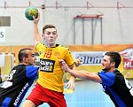 16.09.2016, Krems, Handball, Handball Liga Austria, HLA, U-20, UHK Krems, HC Bruck,<br><br><br><br>Copyright / www. sportfotos. at<br>Missongasse 21<br>A - 3500 Krems<br>zierlinger@sportfotos.at<br>www.sportfotos.at<br>Kremser Bank <br>BIC SPKDAT21XXX<br>IBAN AT392022800704000918<br>