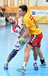 04.10.2016, Krems, Handball, Handball Liga Austria, HLA, GD, UHK Krems, HC Hard,<br>RASCHLE Luca, TOMANN Aron<br><br><br>Copyright / www. sportfotos. at<br>Missongasse 21<br>A - 3500 Krems<br>zierlinger@sportfotos.at<br>www.sportfotos.at<br>Kremser Bank <br>BIC SPKDAT21XXX<br>IBAN AT392022800704000918