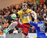 25.11.2016, Krems, Handball, Handball Liga Austria, HLA, GD, UHK Krems, HC Linz,<br>FEICHTINGER Sebastian, KAINMUELLER Klemens<br><br><br><br>Copyright / www. sportfotos. at<br>Missongasse 21<br>A - 3500 Krems<br>zierlinger@sportfotos.at<br>www.sportfotos.at<br>Kremser Bank <br>BIC SPKDAT21XXX<br>IBAN AT392022800704000918