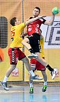 15.10.2016, Krems, Handball, Handball Liga Austria, HLA, GD, UHK Krems,  HT Schwaz,<br>SIMEK Marko, KANDOLF Thomas<br><br><br>Copyright / www. sportfotos. at<br>Missongasse 21<br>A - 3500 Krems<br>zierlinger@sportfotos.at<br>www.sportfotos.at<br>Kremser Bank <br>BIC SPKDAT21XXX<br>IBAN AT392022800704000918