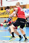 15.10.2016, Krems, Handball, Handball Liga Austria, HLA, GD, UHK Krems,  HT Schwaz,<br>TOMANN Aron, PRAKAPENIA Anton<br><br><br>Copyright / www. sportfotos. at<br>Missongasse 21<br>A - 3500 Krems<br>zierlinger@sportfotos.at<br>www.sportfotos.at<br>Kremser Bank <br>BIC SPKDAT21XXX<br>IBAN AT392022800704000918