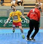 03.09.2016, Krems, Handball, Handball Liga Austria, HLA, GD, UHK Krems, SC Ferlach,<br>SCHOPF Tobias, MELESCHNIG Matthias<br><br><br>Copyright / www. sportfotos. at<br>Missongasse 21<br>A - 3500 Krems<br>zierlinger@sportfotos.at<br>www.sportfotos.at<br>Kremser Bank <br>BIC SPKDAT21XXX<br>IBAN AT392022800704000918<br>
