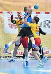03.09.2016, Krems, Handball, Handball Liga Austria, HLA, GD, UHK Krems, SC Ferlach,<br>FEICHTINGER Sebastian, ARNAUDOVSKI Risto, TOMANN Aron<br><br><br>Copyright / www. sportfotos. at<br>Missongasse 21<br>A - 3500 Krems<br>zierlinger@sportfotos.at<br>www.sportfotos.at<br>Kremser Bank <br>BIC SPKDAT21XXX<br>IBAN AT392022800704000918<br>